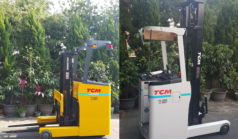 Xe nâng hàng điện đứng lái Toyota Reach Truck ra series 9